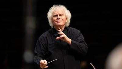 Musik: Simon Rattle und das BRSO mit Schumann und Strawinsky