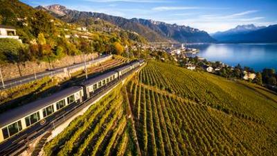 Traumfhafte Bahnstrecken der Schweiz: Traumhafte Bahnstrecken der Schweiz: Vom Dreiseenland durch das Lavaux bis nach Genf (4/4)
