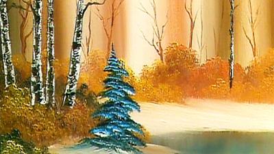 Bob Ross: A Copper Winter