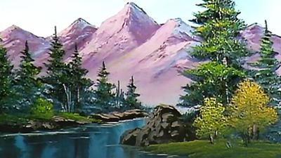 Bob Ross: Purple Mountain Range