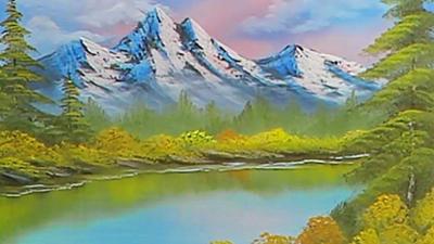 Bob Ross: Summer in the Mountain