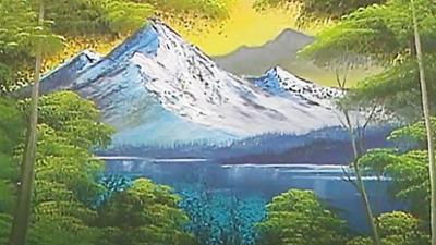 Bob Ross: Lake in the Valley