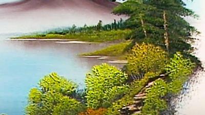 Bob Ross: Half-Oval Vignette