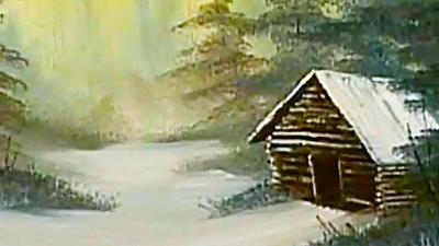 Bob Ross: Snowy Morn