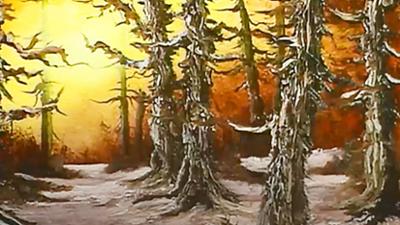 Bob Ross: Rustic Winter Woods