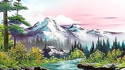 Bob Ross: Daisies at Dawn