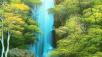 Bob Ross: Graceful Waterfall