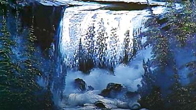 Bob Ross: Evening at the Falls