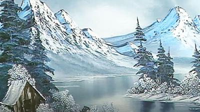 Bob Ross: An Arctic Winter Day