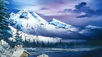 Bob Ross: Hidden Winter Moon Oval