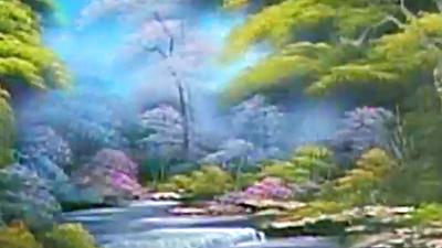 Bob Ross: Wooded Stream Oval