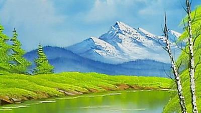 Bob Ross: Lake at the Ridge