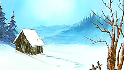 Bob Ross: Frosty Winter Morn
