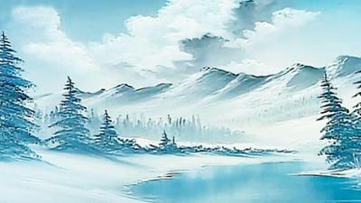 Bob Ross: Blue Winter