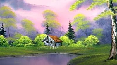 Bob Ross: Cabin-by-the-Pond