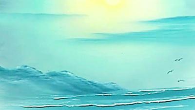 Bob Ross: Rowboat on the Beach