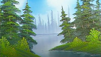 Bob Ross: In the Stillness of Morning