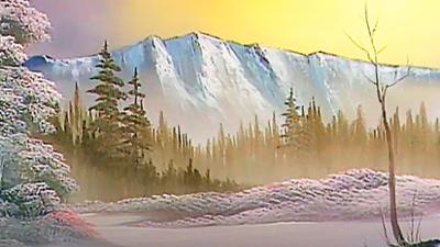 Bob Ross: Winter in Pastel