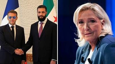 28 Minuten: Macron zu Besuch in Syrien / Marine Le Pen vor dem Berufungsgericht (07.07.2026)