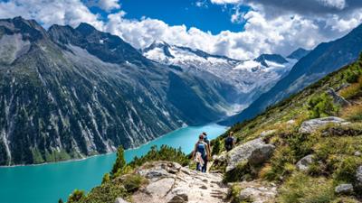 Bergauf-Bergab: "Traumpfad" von München nach Venedig · Über die Alpen
