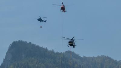 BR24: Waldbrände in Bayern: Jetzt löscht die Bundeswehr