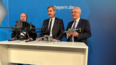 BR24: Aufspüren, Abfangen, Abschießen: Das sind Bayerns Drohnen-Pläne BR24: Aufspüren, Abfangen, Abschießen: Das sind Bayerns Drohnen-Pläne