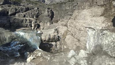 BR24: Schock am Watzmann: Eiskapelle eingestürzt