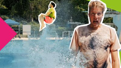 Das schaffst du nie: Wer macht den größeren Splash?