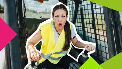 Das schaffst du nie: Offroad Gabelstapler Parcours