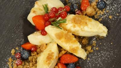 Einfach.Gut.Bachmeier: Schweinsbackerl, Sellerieschnitzerl und Topfennockerl