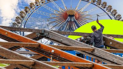 Kontrovers: Oktoberfest Aufbau 2025 · Zeitdruck, Schweiß und Nerven Kontrovers: Oktoberfest Aufbau 2025 · Zeitdruck, Schweiß und Nerven