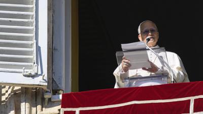 Papst Leo XIV. betet den Angelus: Das traditionellle Angelusgebet aus Rom.