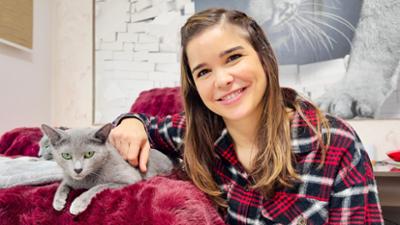 Anna und die Haustiere: Russisch Blau