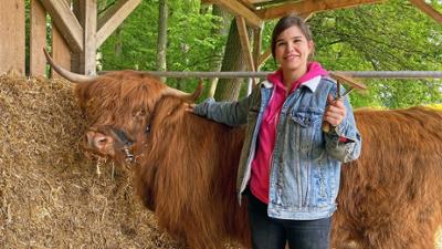 Anna und die Haustiere: Schottisches Hochlandrind