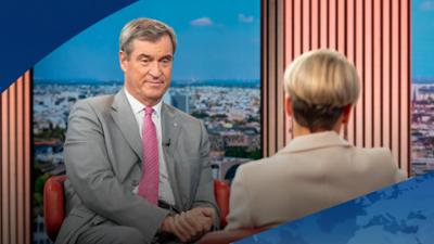 Bericht aus Berlin: Das Interview I Markus Söder (CSU) im ARD-Sommerinterview