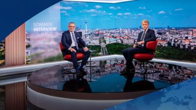 Bericht aus Berlin: Das Interview I Tino Chrupalla (AfD) im ARD-Sommerinterview
