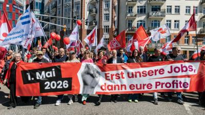 Bericht vom 1. Mai - Arbeit sichern in unsicheren Zeiten