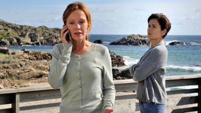 Die Frau am Strand