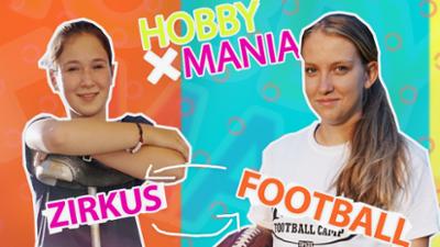 HobbyMania - Tausch mit mir dein Hobby!: American Footballplayerinnen vs. Trapezkünstlerin