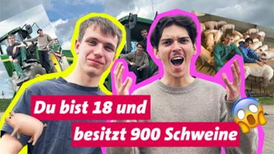 POV - Deine Geschichte zählt: Schweinebauer mit 18 · Jugend-Boom in der Landwirtschaft