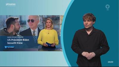 tagesschau (mit Gebärdensprache): 20:00 Uhr