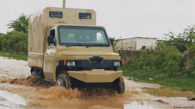 Afrikanischer E-Truck Marke Eigenbau
