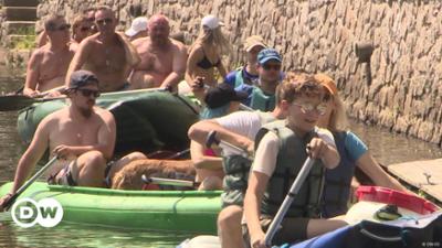 Ballermann auf der tschechischen Moldau