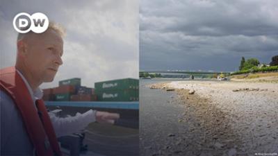 Deutschlands wichtigster Fluss trocknet aus