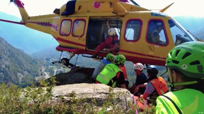 Freiwilliges Engagement: Bergretter in den Alpen
