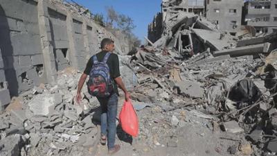 Gaza-Stadt: Bewohner kehren in zerstörte Viertel zurück