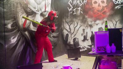 Großbritannien: Stressabbau mit dem Vorschlaghammer