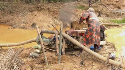 Mit KI gegen illegale Goldsucher