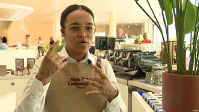 Niederlande: Kaffee auf Gebärdensprache