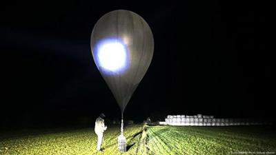 Zigarettenschmuggel per Ballon